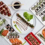 Servizio piatti giapponesi